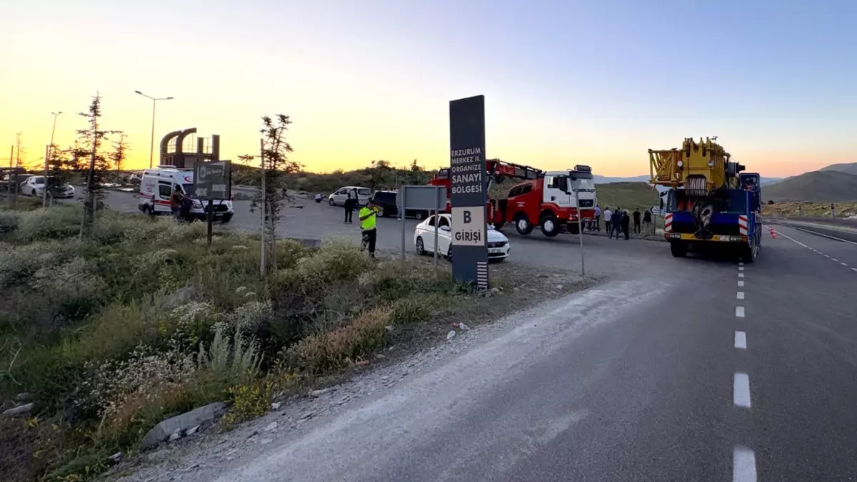 Erzurum'da Vinç Devrildi: Operatör Hayatını Kaybetti