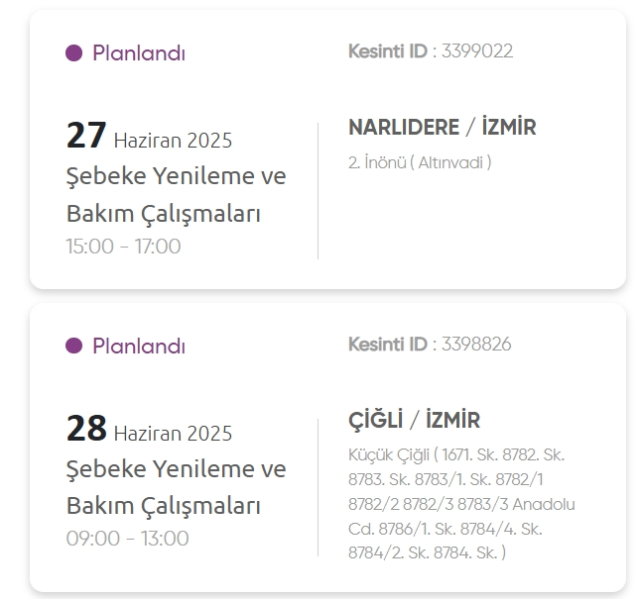 İzmir GEDİZ elektrik kesintisi! 27 Haziran Menemen, Bornova, Karşıyaka, Bayraklı elektrik kesintisi ne zaman bitecek?