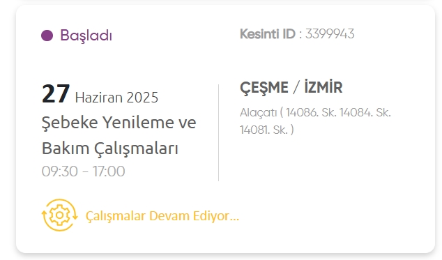İzmir GEDİZ elektrik kesintisi! 27 Haziran Menemen, Bornova, Karşıyaka, Bayraklı elektrik kesintisi ne zaman bitecek?