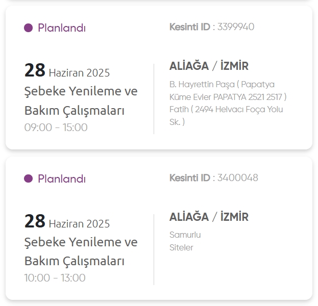 İzmir GEDİZ elektrik kesintisi! 28-29 Haziran İzmir'de elektrik kesintisi ne zaman bitecek, elektrikler ne zaman gelecek?