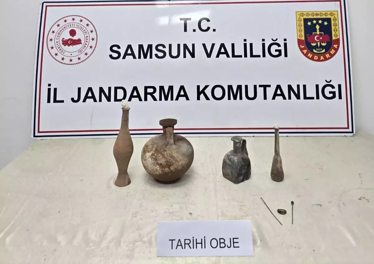 Samsun'da Tarihi Eser Kaçakçılığı Operasyonu: 2 Gözaltı