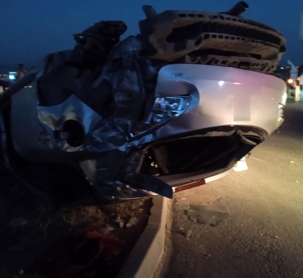 Hatay'da Takla Atan Otomobilin Sürücüsü Yaralandı