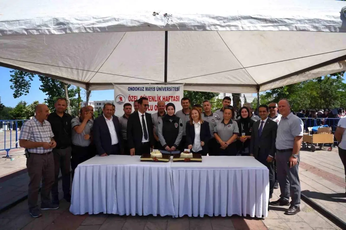 Ondokuz Mayıs Üniversitesi'nde Özel Güvenlik Haftası Kutlaması