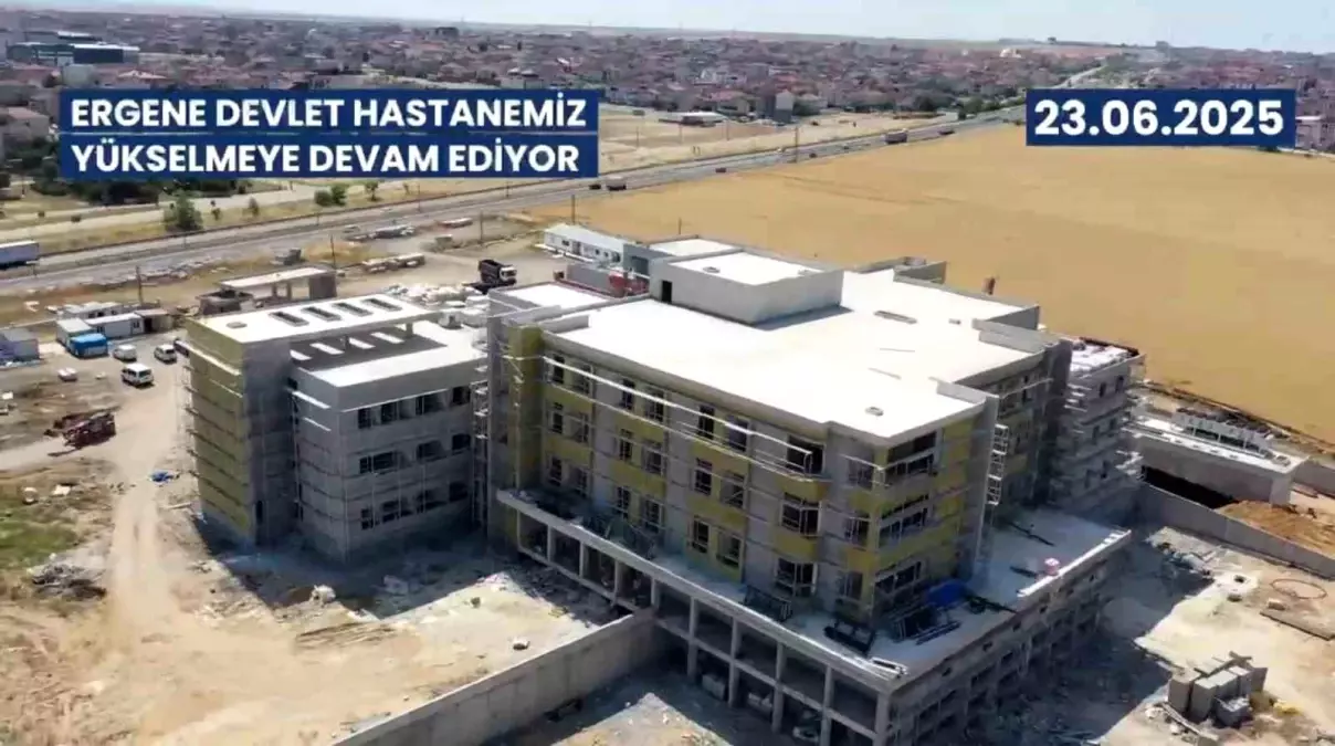 Özgür Özel'in 'Çukur' Sözlerine AK Parti'den Cevap: Ergene Devlet Hastanesi Yüzde 70 Tamamlandı