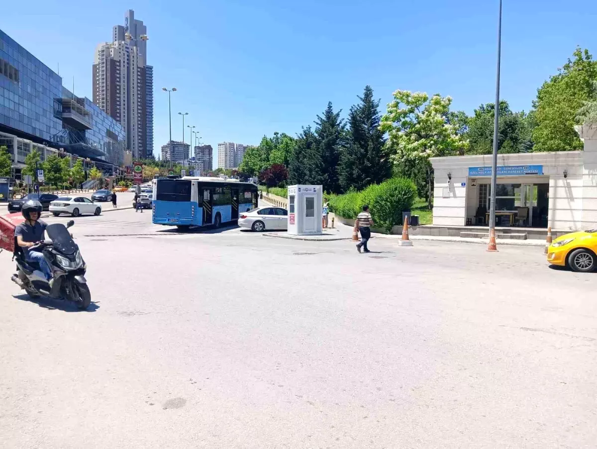 Ankara'da Otobüs Şoförü ile Vale Arasında Sopalı Kavga