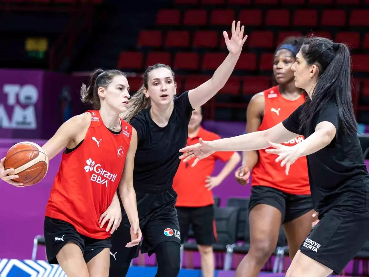 A Milli Kadın Basketbol Takımı Litvanya ile 7.'lik Maçına Hazır