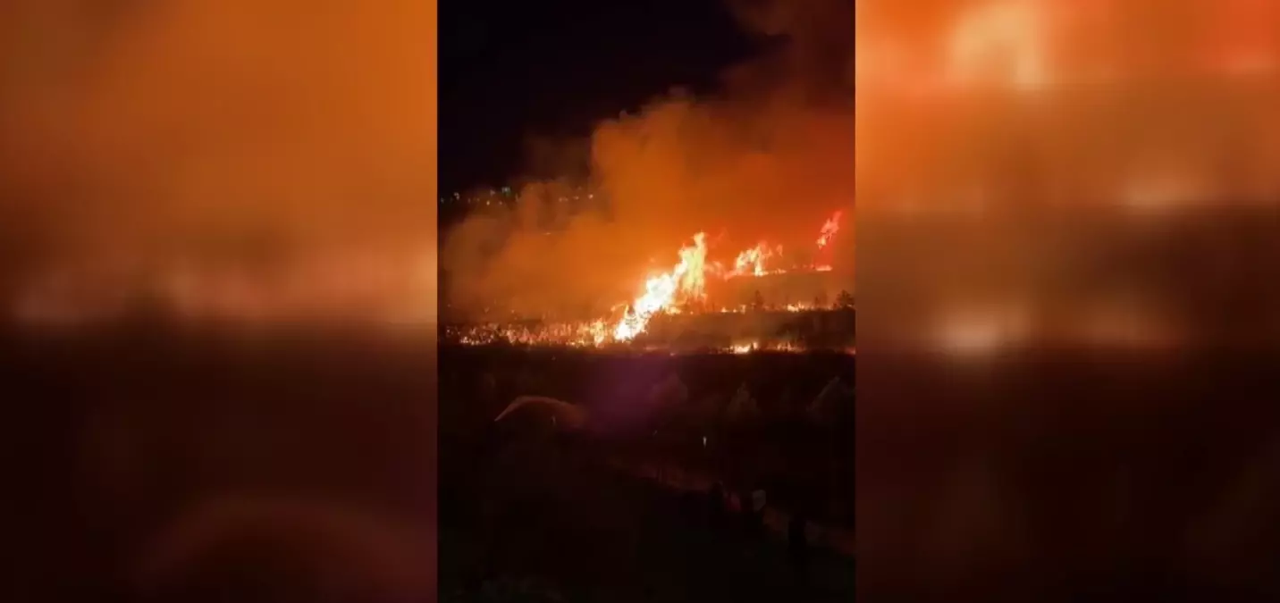 Keçiören'de 5 Dönüm Arazide Yangın