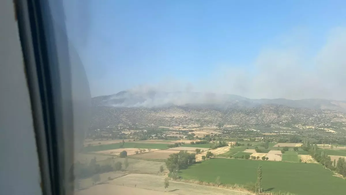 Aydın'da Orman Yangını: Havadan ve Karadan Müdahale Ediliyor