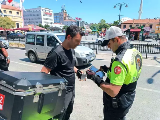 A big shock for the citizen who did not use the pedestrian crossing! They handed him the ticket