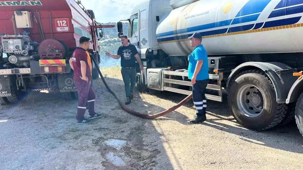 Balıkesir'in Çamköy Mahallesi'nde Orman Yangını