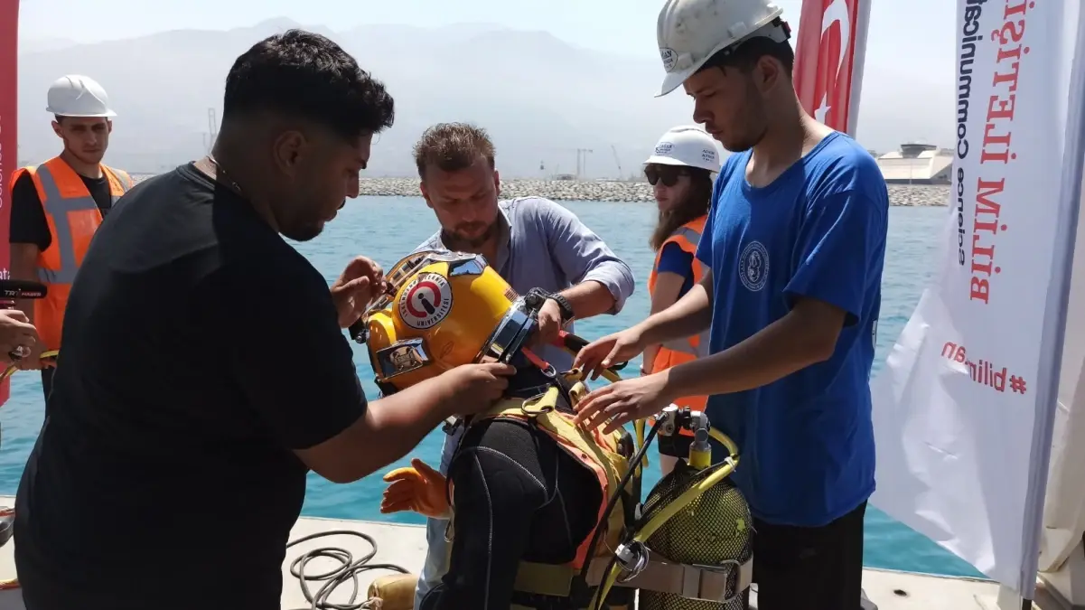 İskenderun'da Sanayi Dalgıçlığına Yönelik Uygulamalı Eğitim Gerçekleştirildi