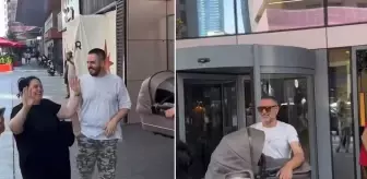 İkinci kez dede olma sevincini yaşayan Hüsnü Şenlendirici davul ve zurna eşliğinde kutlama yaptı