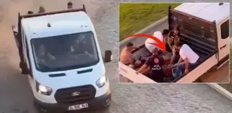Kamyonette kahreden görüntü