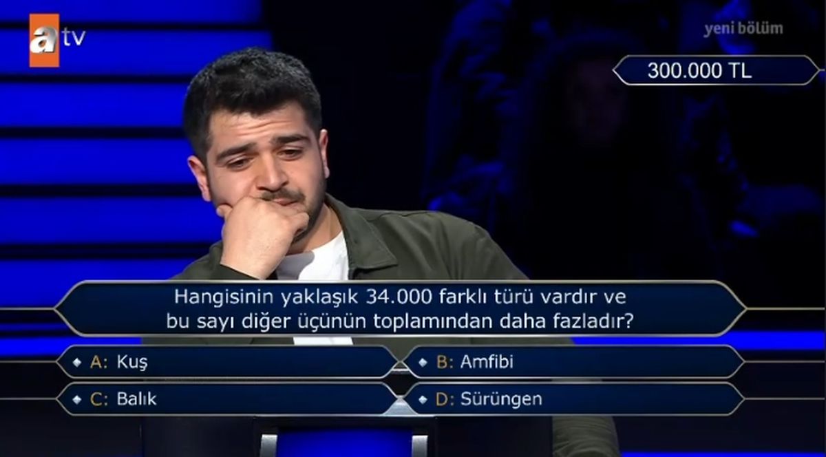 Amfibilerin kaç türü vardır? Kuşların kaç türü vardır? Balıkların kaç türü vardır? Sürüngenlerin kaç türü vardır?