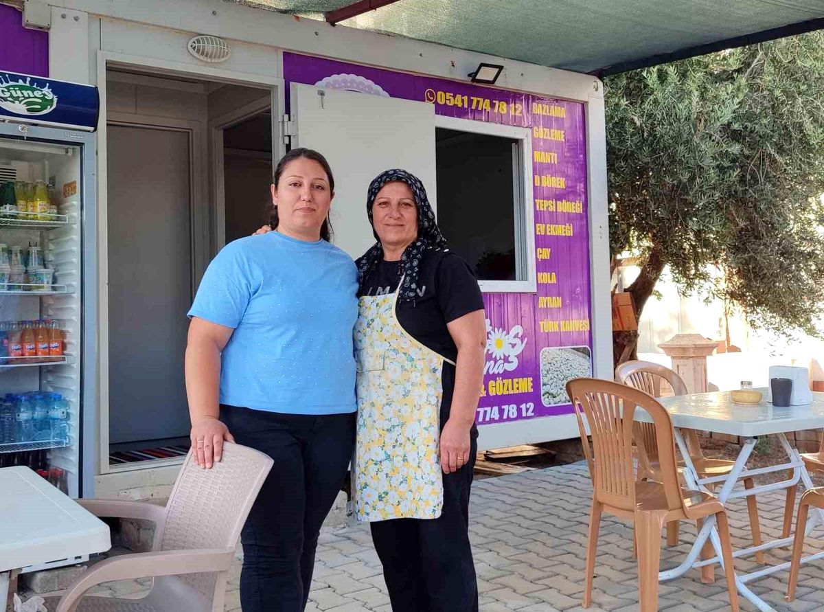 Kahramanmaraş'ta Anne ve Kızın Başarı Hikayesi: Bazlama ve Gözleme Dükkanı