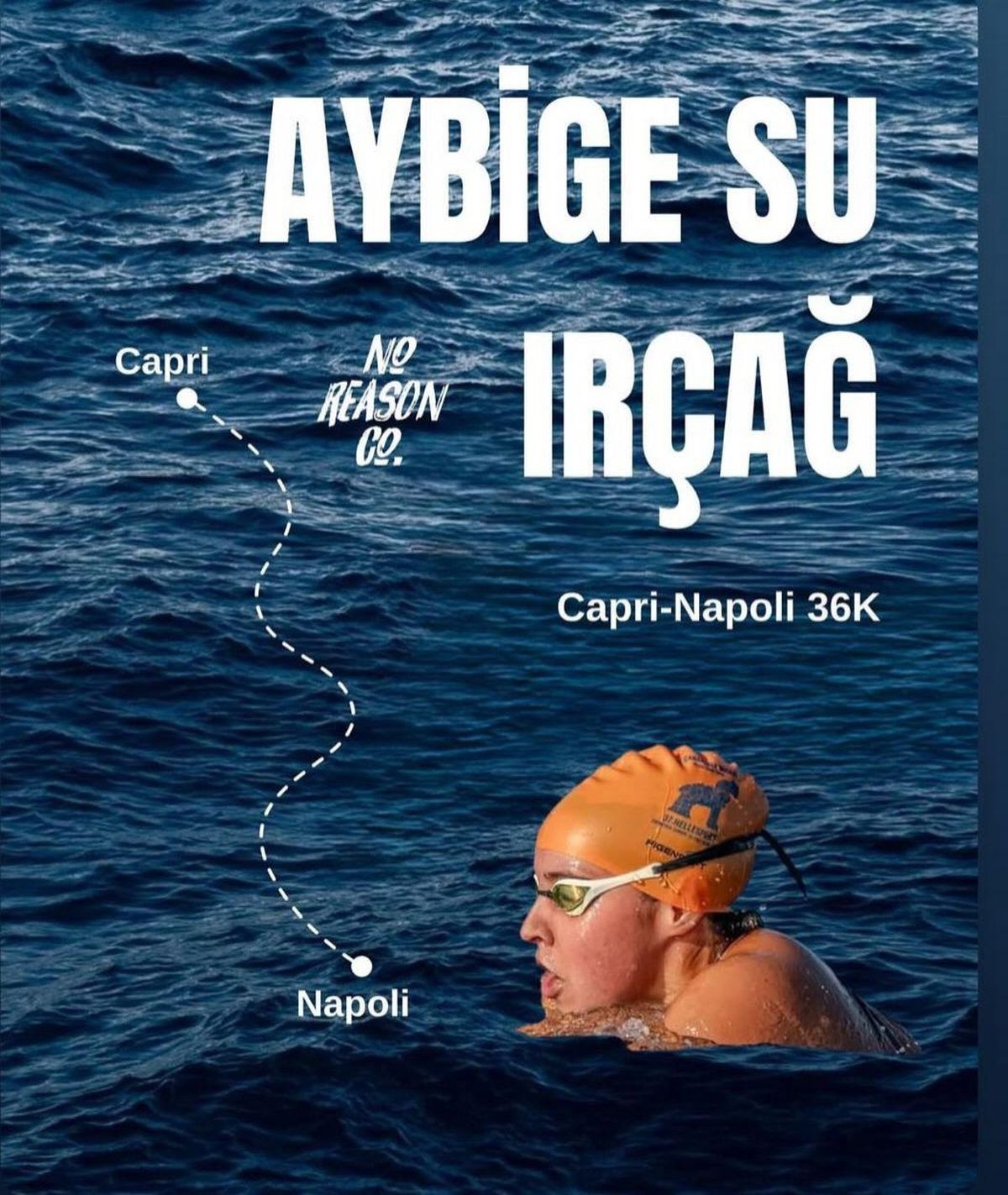 Aybige Su Irçağ'dan Tarihi Başarı: Capri-Napoli Maratonu'nu İlk Türk Kadın Yüzücü Olarak Tamamladı