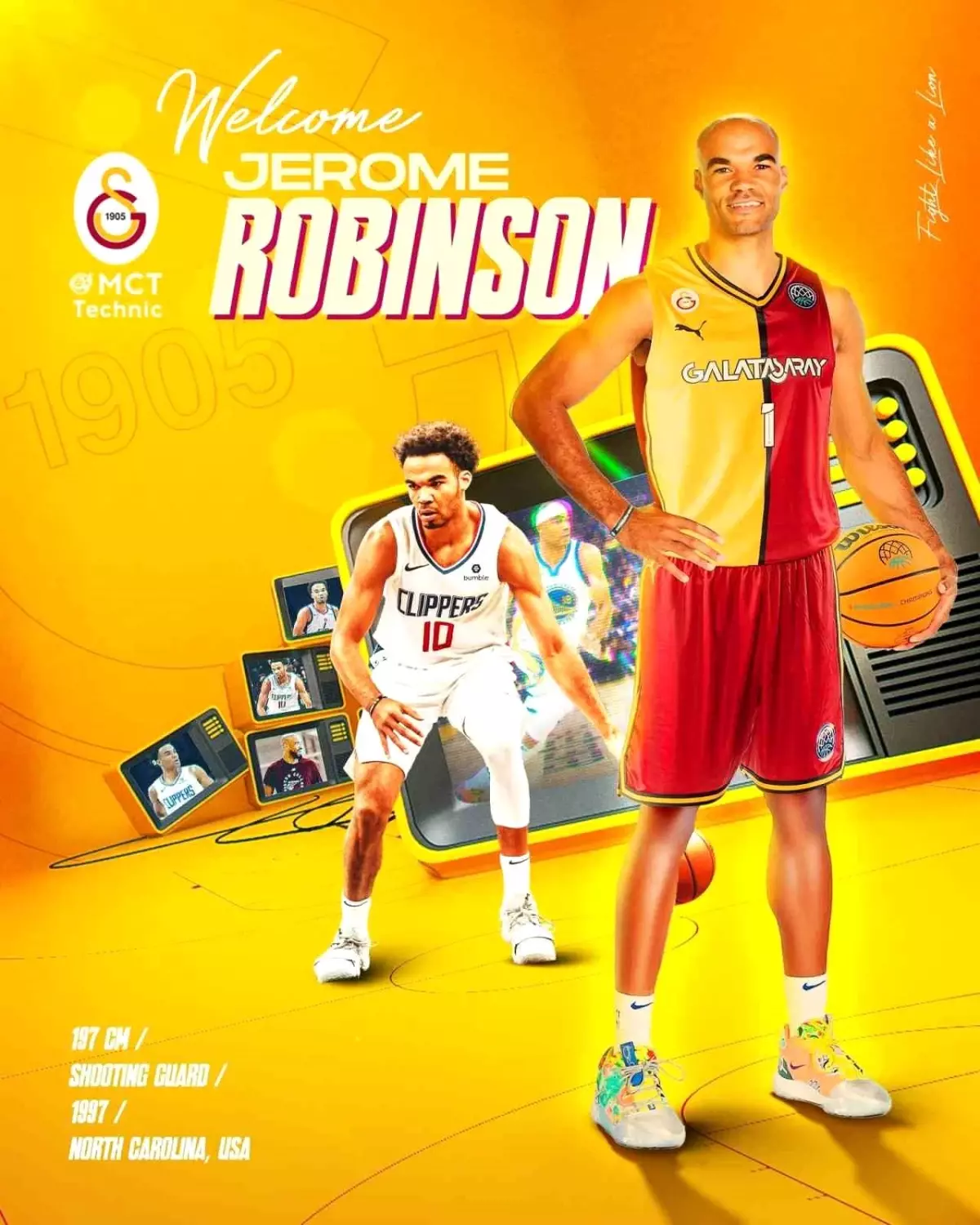 Galatasaray, Jerome Robinson ile Sözleşme İmzaladı
