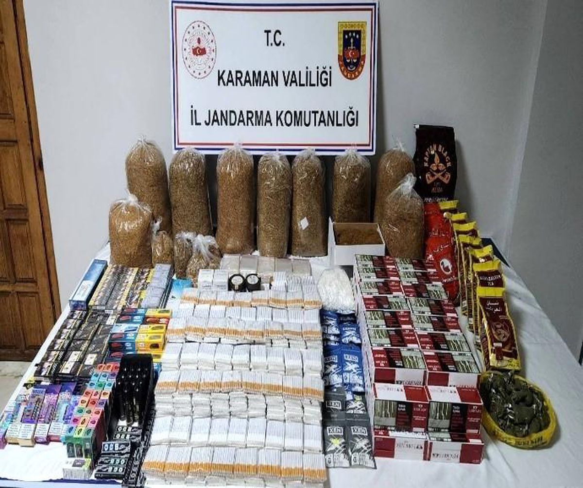 Karaman'da Jandarma Uygulamalarında 7 Tutuklama