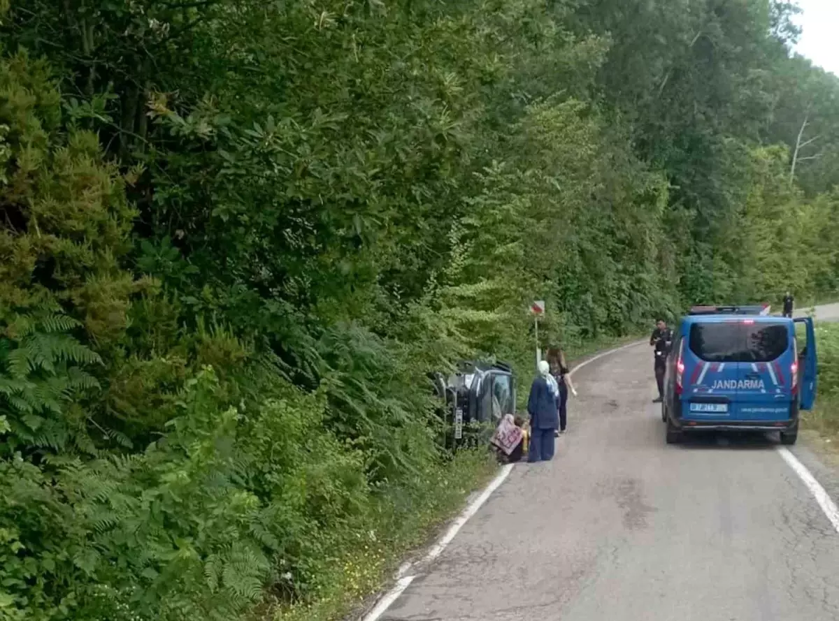 Kastamonu'da Cip Takla Attı: 1 Yaralı