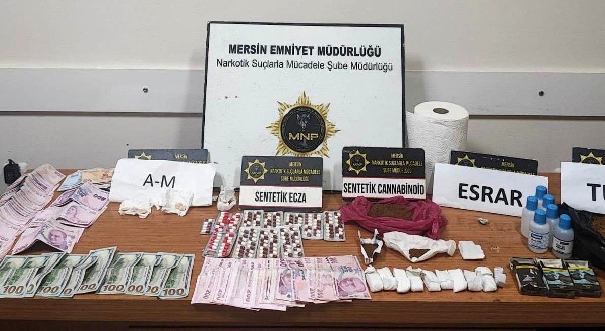 Mersin'de Uyuşturucu Operasyonunda 35 Tutuklama