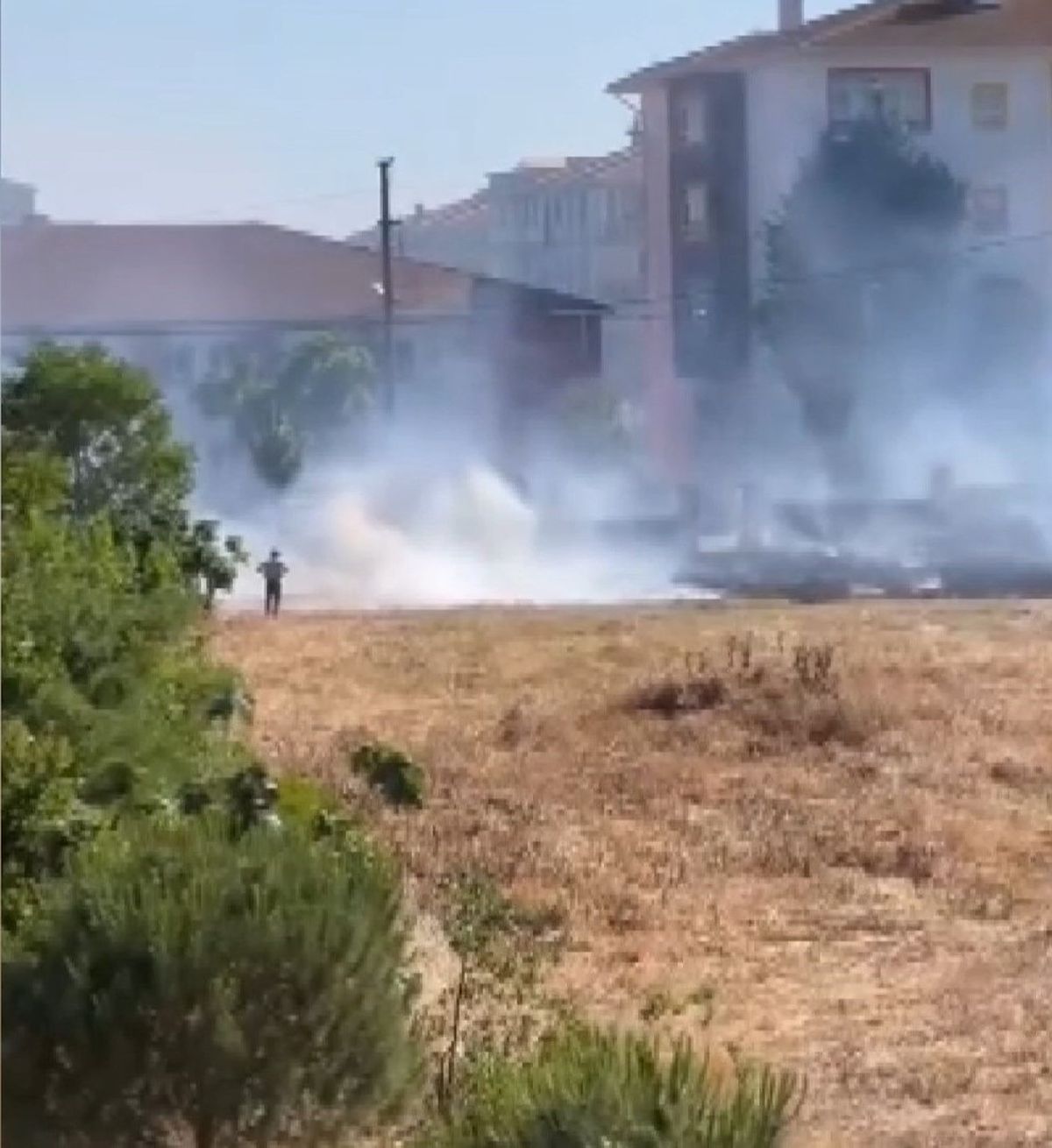 Silivri'de Çocukların Torpil Oynadığı Alan Yangın Çıkardı