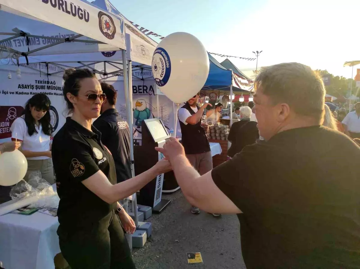 Tekirdağ'da Geleneksel Yayla Şenlikleri'nde Narkotik Farkındalık Çalışması