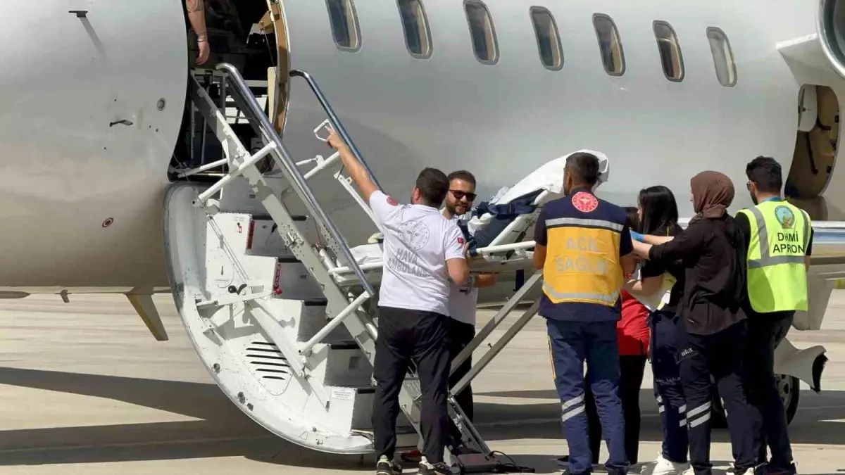 Alt Solunum Yolu Enfeksiyonu Tanısıyla 4 Yaşındaki Çocuk Hava Ambulansı ile Ankara'ya Sevk Edildi