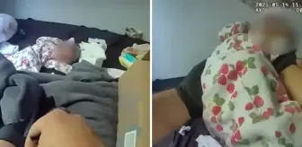 Annesi öldükten sorna günlerce aç ve susuz kalan bebek polisler tarafından kurtarıldı