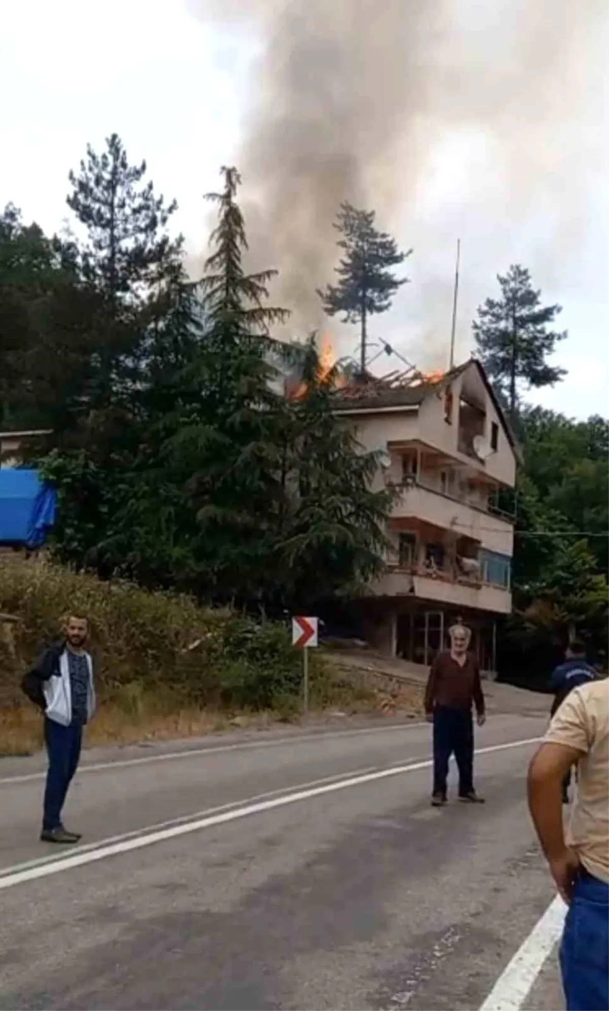 Bartın'da Evde Yangın Panik Yarattı