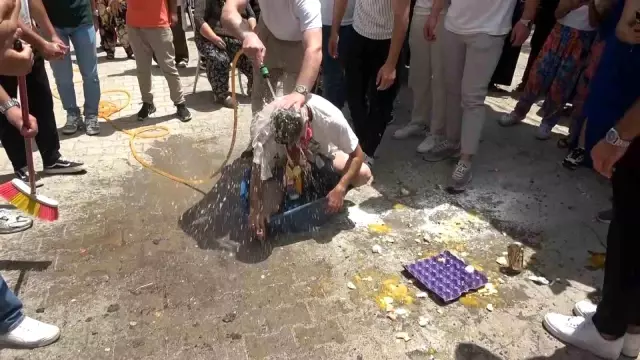 Unprecedented torture for the groom! Nothing was left undone