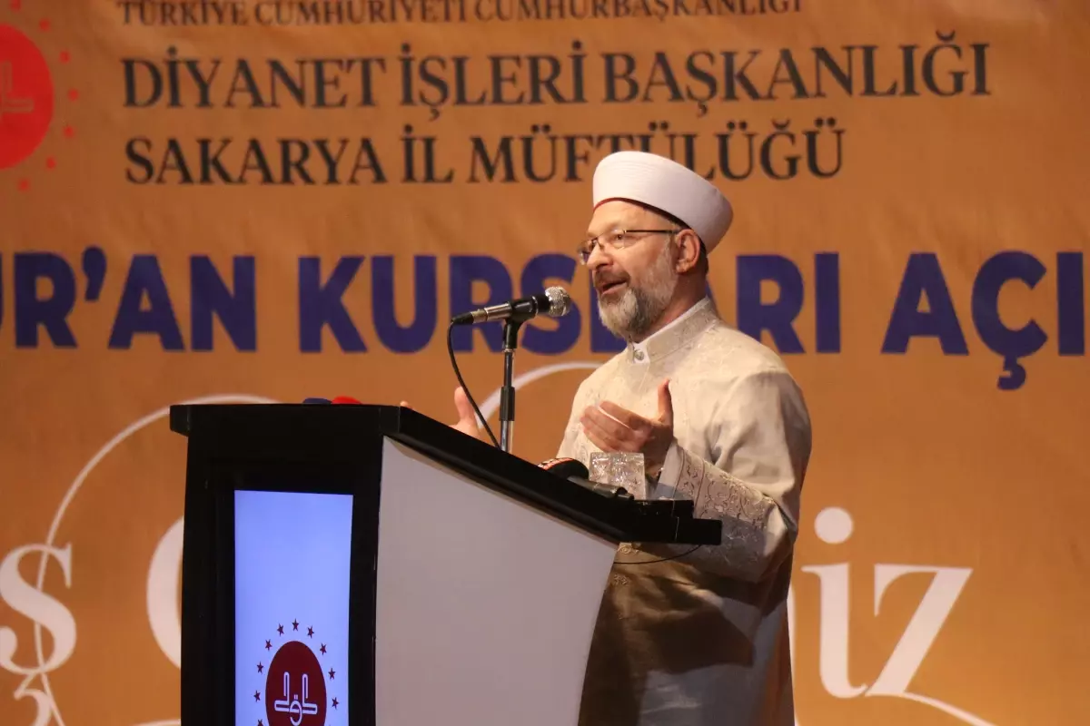 Diyanet İşleri Başkanı Erbaş'tan Din Eğitimi Vurgusu