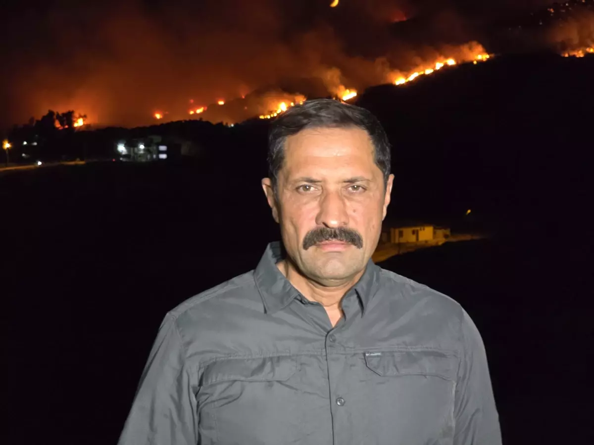 Hatay'daki Yangınla Mücadele Devam Ediyor