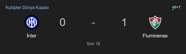 İnter elendi mi, FIFA Dünya Kulüpler Kupasına veda etti mi?