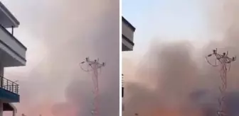 İzmir'de ev alevlerin arasında kaldı! İşte o anlar