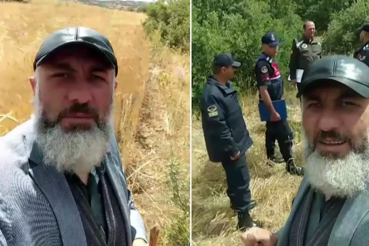 Jandarmayı arayıp ormanı yakacağını söyledi, nedeni de akılalmaz