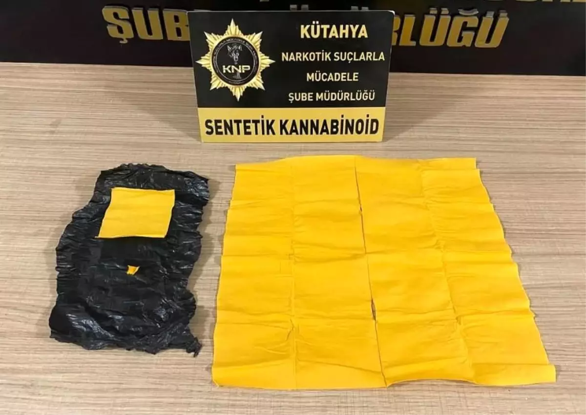 Kütahya'da Uyuşturucu Ticareti Yapan Şüpheli Yakalandı