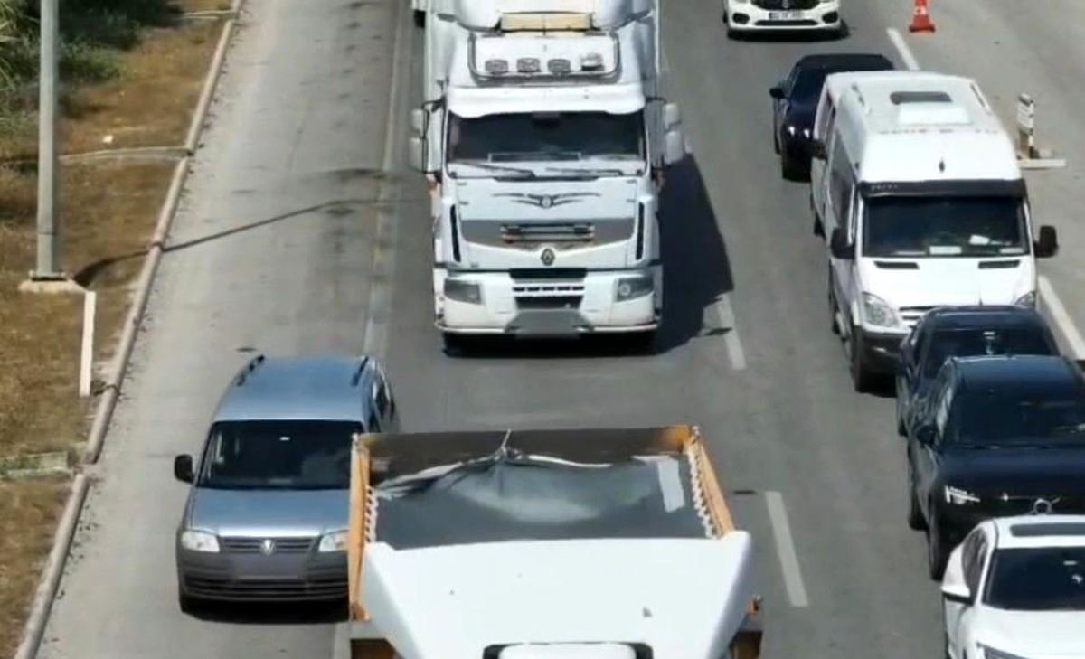 Mersin'de Drone Destekli Trafik Denetimi: 37 Sürücüye 89 Bin TL Ceza