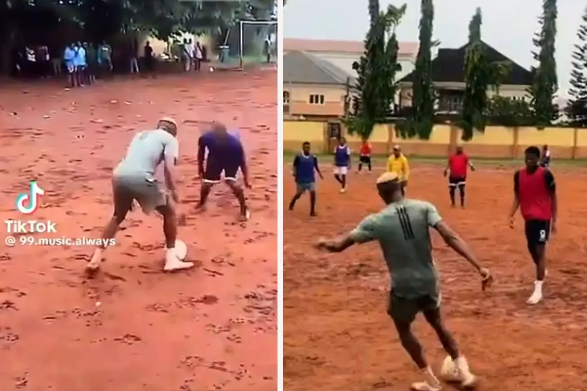 Osimhen'in futbol oynadığı saha gündem oldu