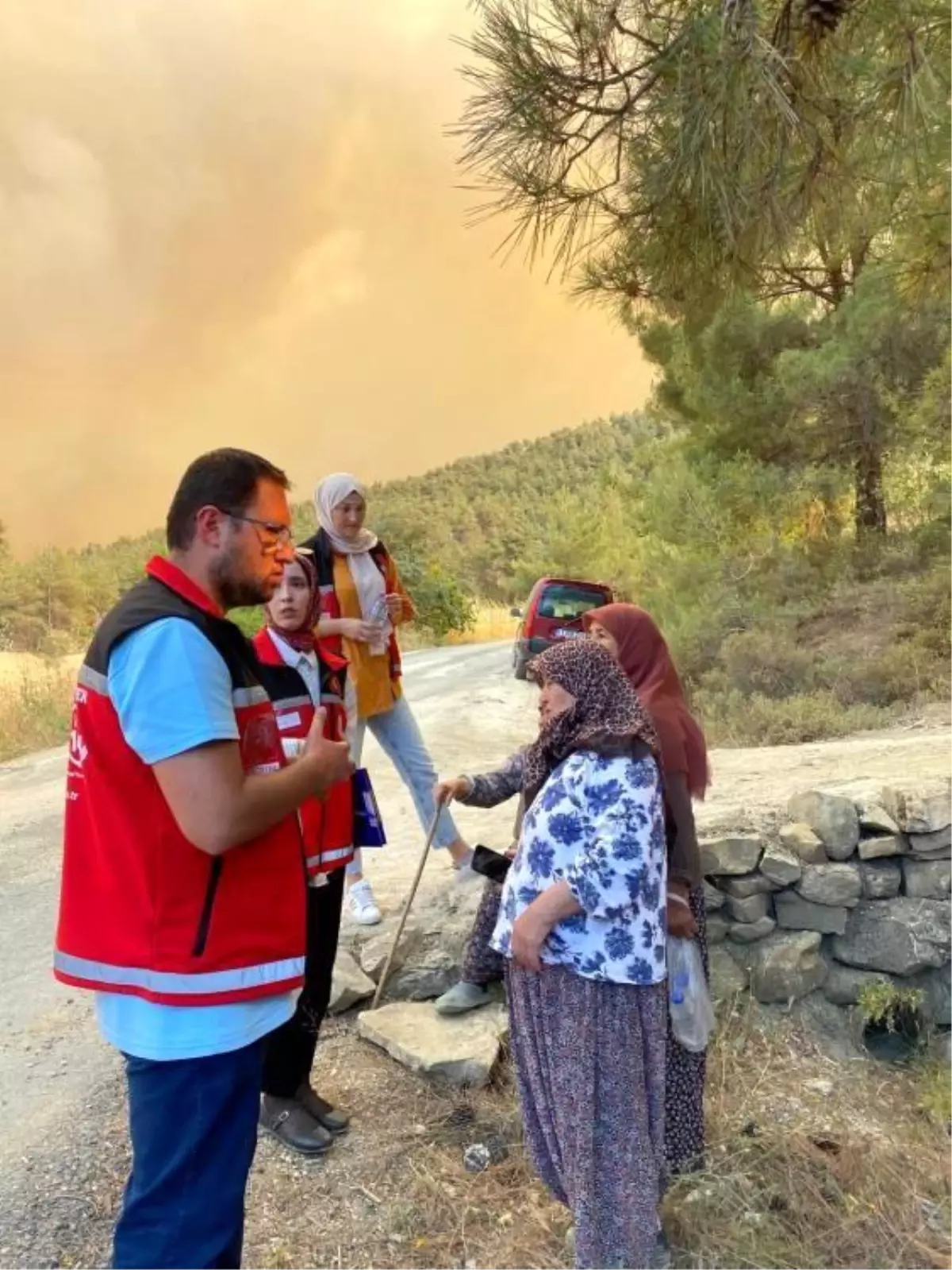 Bilecik'te Orman Yangını Sonrası Psikososyal Destek Ekipleri Sahada