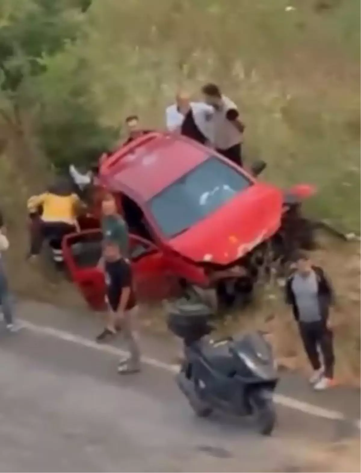 Samsun'da Trafik Kazası: 4 Yaralı