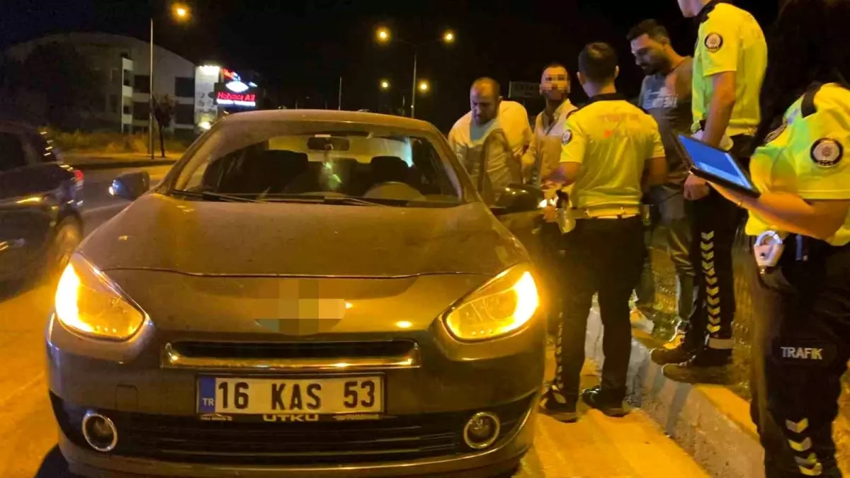 Alkollü Sürücü İnegöl'de Polisle Zor Anlar Yaşattı