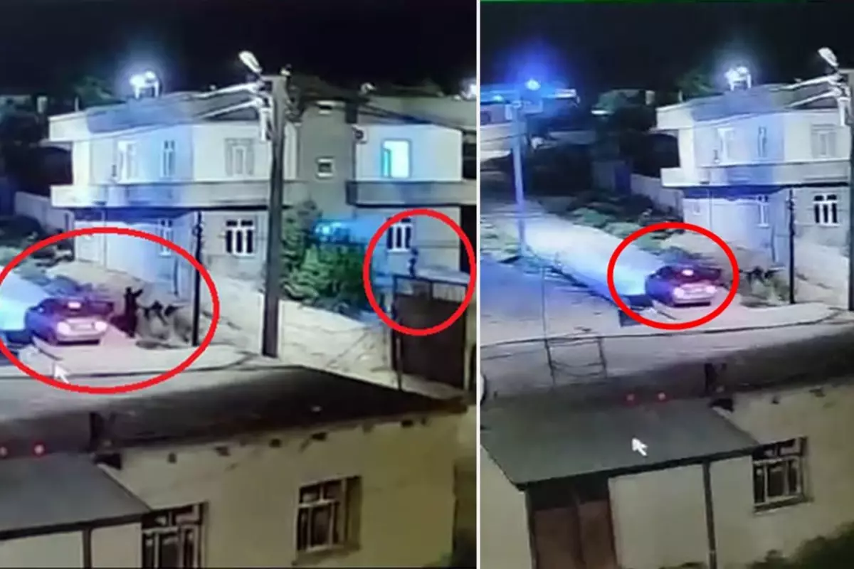 Arabayla gelip, bahçedeki kadına kurşun yağdırdılar