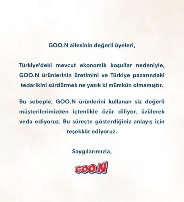Famous baby diaper brand withdrew from the Turkish market