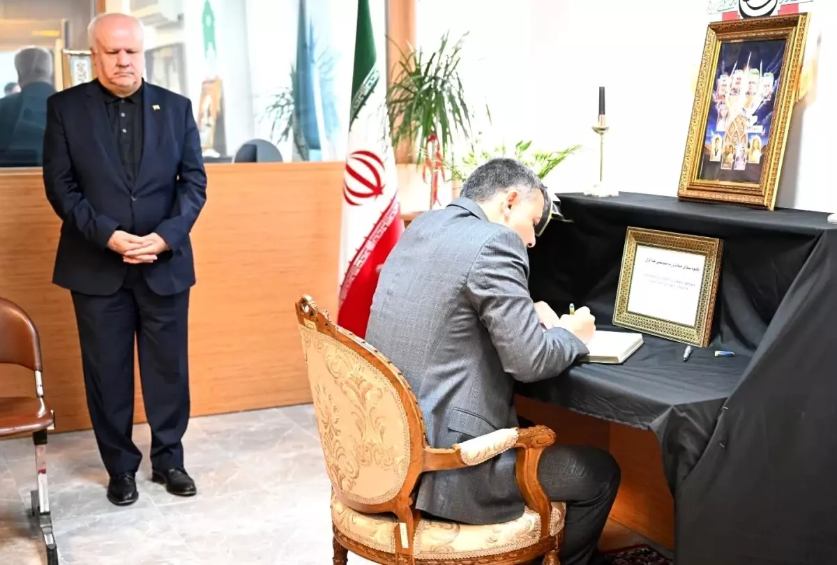 Vali Çiftçi'den İran'a Taziye Ziyareti
