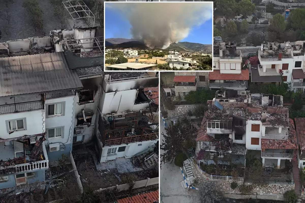 3 ildeki yangınlar sürüyor! Birçok ev küle döndü, gerilim hattı bomba gibi patladı
