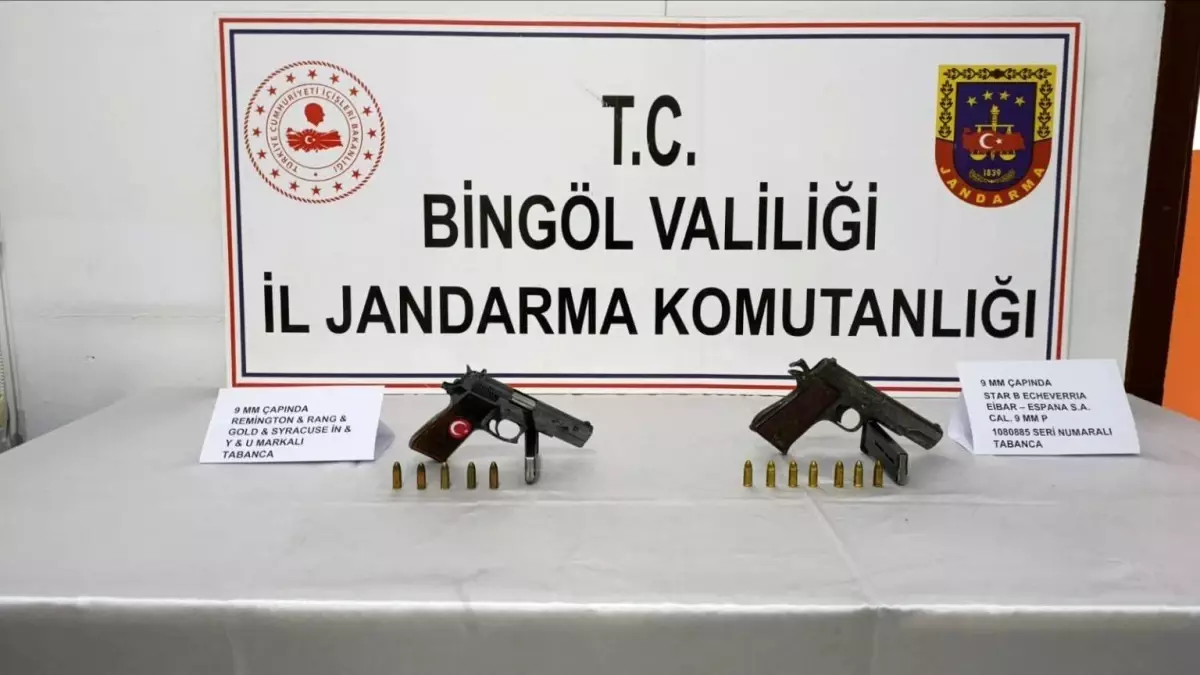 Bingöl'de Silah Kaçakçılığı Operasyonu: 2 Kişi Yakalandı