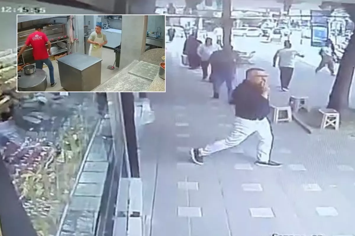 Bursa'daki deprem paniği kamerada