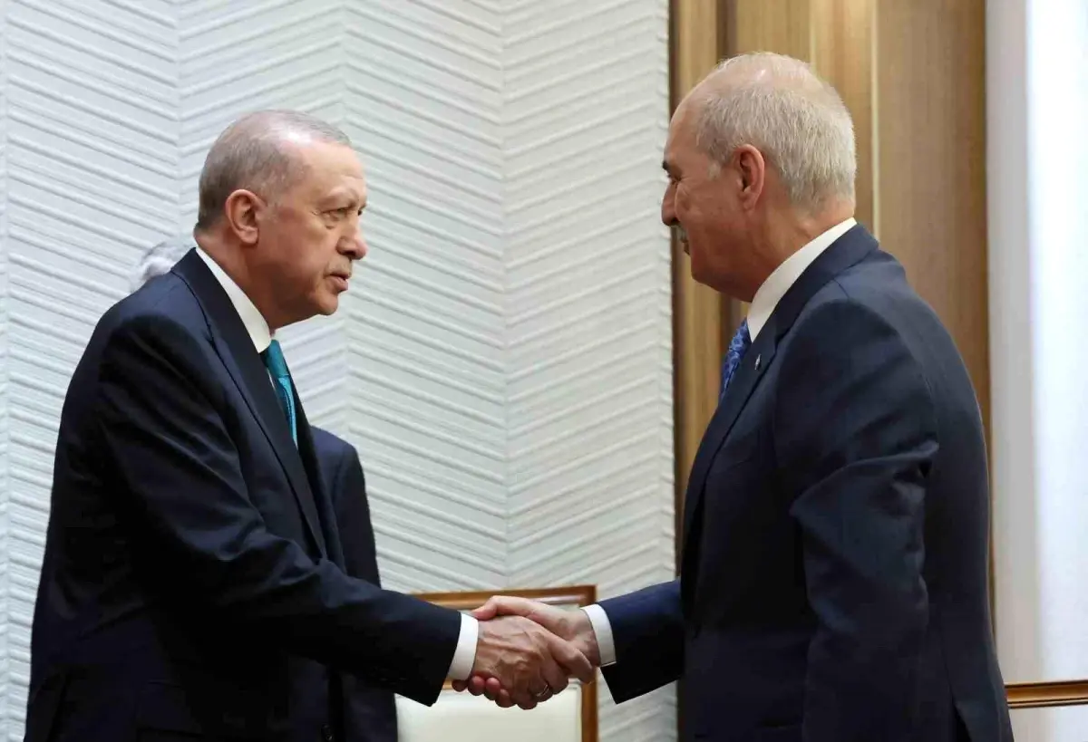 Cumhurbaşkanı Erdoğan, Irak Temsilciler Meclisi Başkanı Meşhedani'yi kabul etti