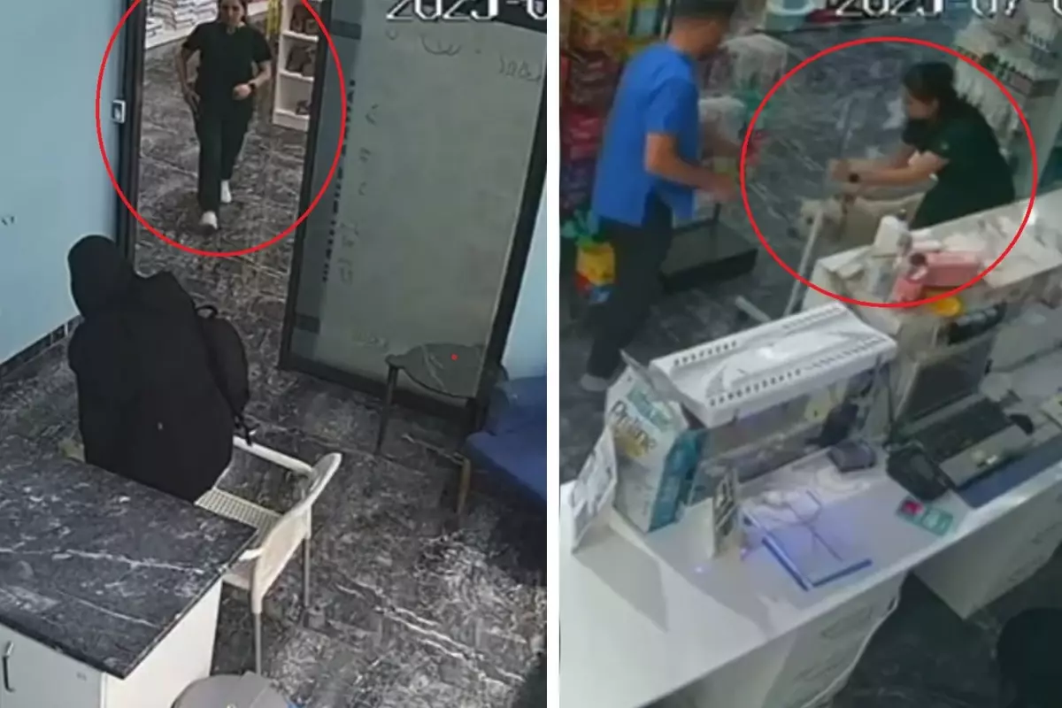 Deprem sırasında serum takılı köpeğin yanına koştu