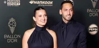 Hakan Çalhanoğlu'nun eşinden olay paylaşım